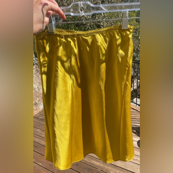 NWT DOÊN Giulietta Silk Skirt in Palmetto - Picture 8 of 9